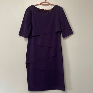 Pretty purple dress.